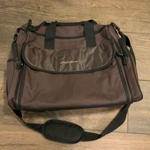 Eddie Bauer Brown Baby Bag Messenger